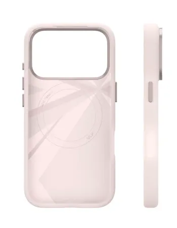 Чехол защитный VLP Aster Pro Case с MagSafe для iPhone 17 Pro, розовый