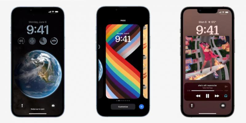 Apple представила iOS 16 с переработанным экраном блокировки. Наконец-то на него можно добавить виджеты.